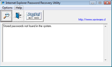 Internet Explorer Password Recovery Utility