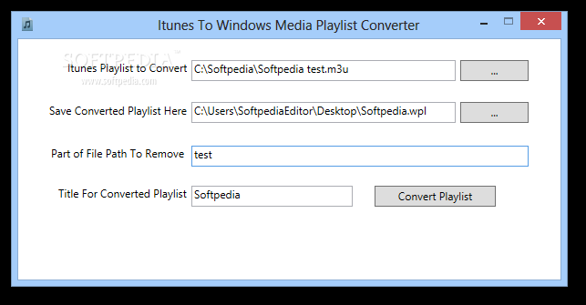 Itunes To Windows Media Playlist Converter