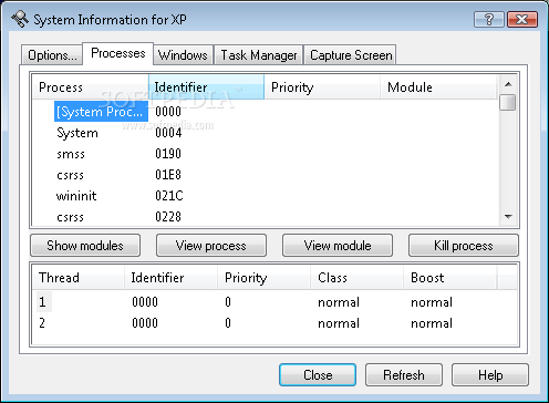 JA System Information