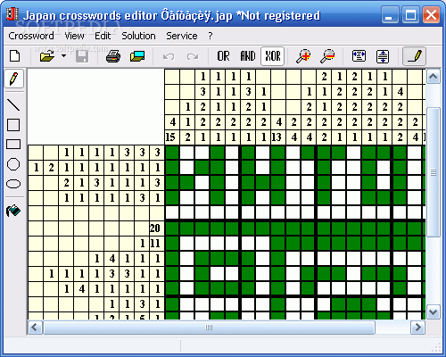 Japan Crossword Editor