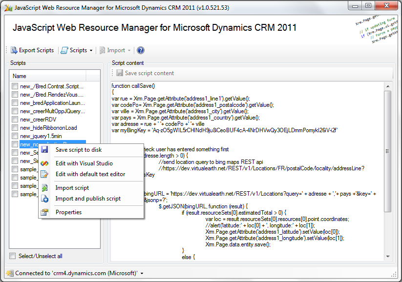 Top 49 Internet Apps Like JavaScript Web Resource Manager for Microsoft Dynamics CRM 2011 - Best Alternatives