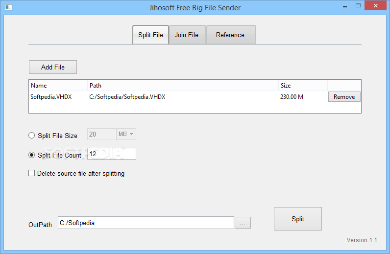 Jihosoft Free Big File Sender