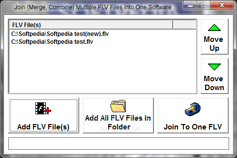 Join (Merge, Combine) Multiple FLV Files Into One Software