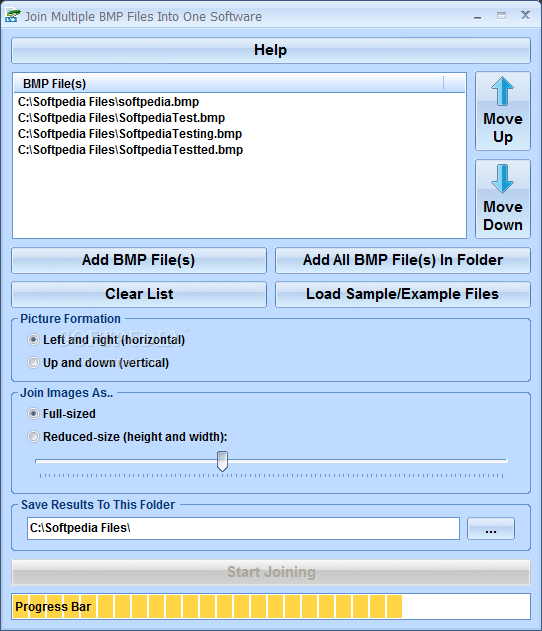 Join Multiple BMP Files Into One Software