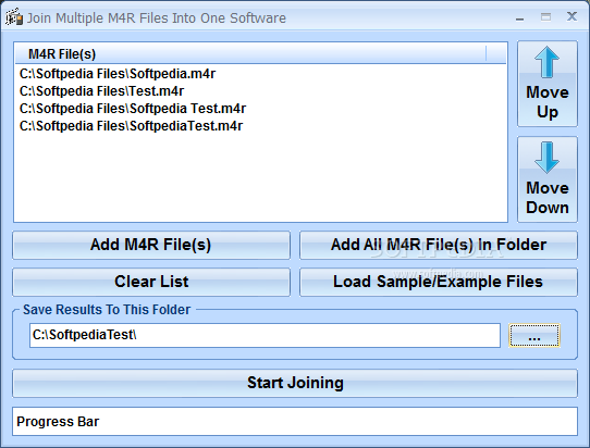 Join Multiple M4R Files Into One Software