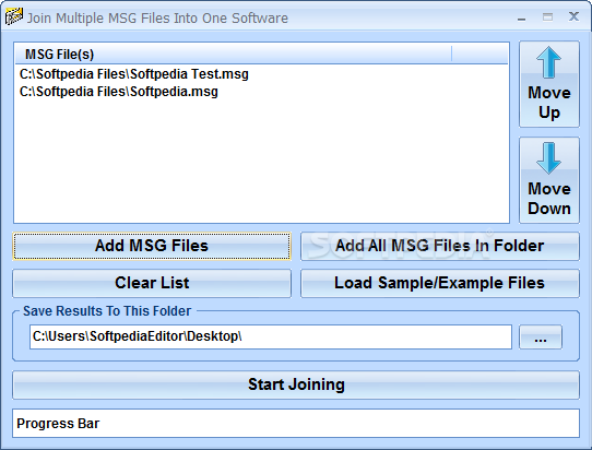 Join Multiple MSG Files Into One Software