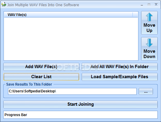 Join Multiple WAV Files Into One Software