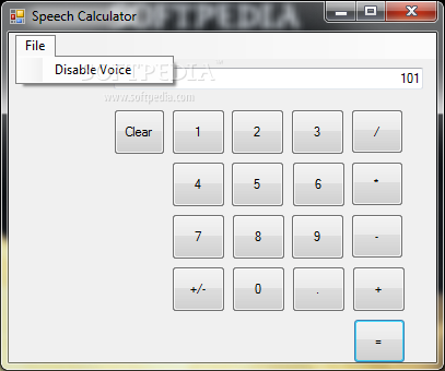 Speech Calculator
