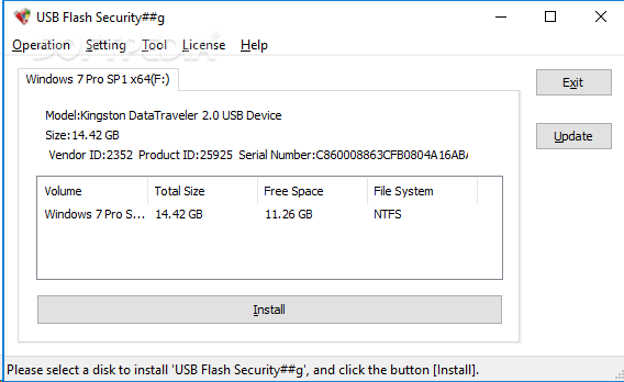 USB Flash Security##g