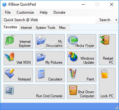 KIBase QuickPad