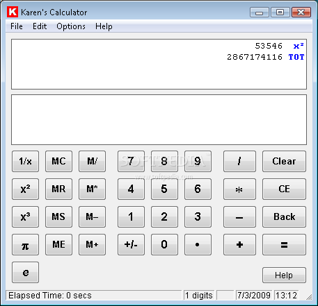 Karen's Calculator