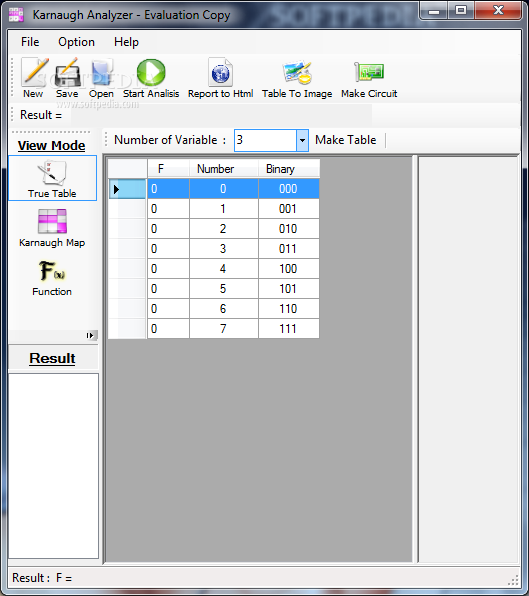 Karnaugh Analyzer