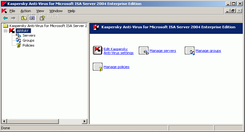 Kaspersky Anti-Virus for Microsoft ISA Server Enterprise Edition