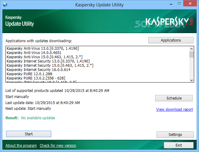 Kaspersky Update Utility