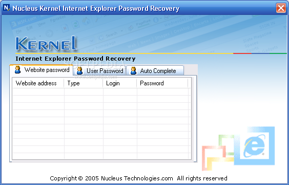 Kernel Internet Explorer