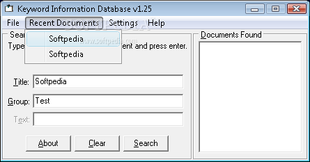 Keyword Information Database