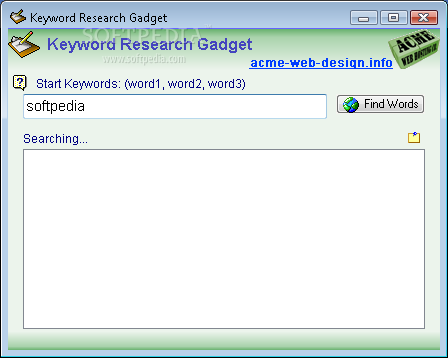 Keyword Research Gadget