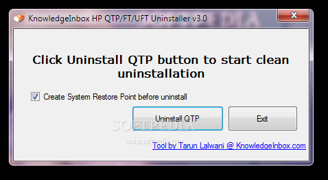 KnowledgeInbox HP QTP/FT/UFT Uninstaller