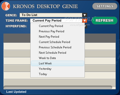 Kronos Desktop Genie