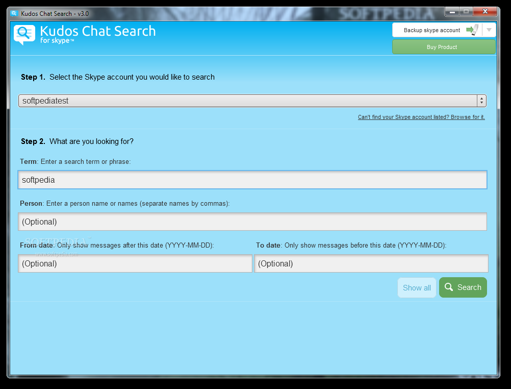 Kudos Chat Search