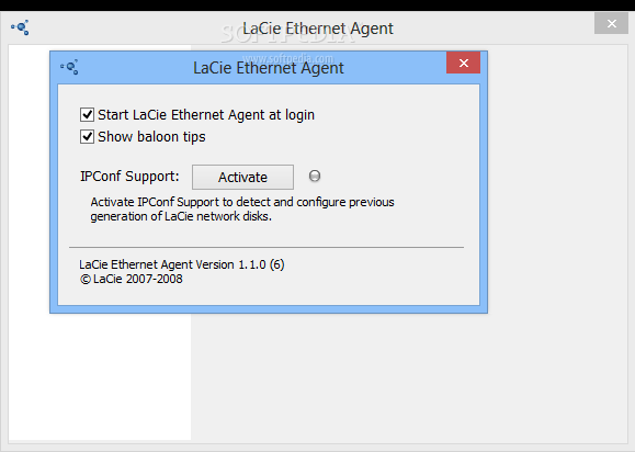 LaCie Ethernet Agent