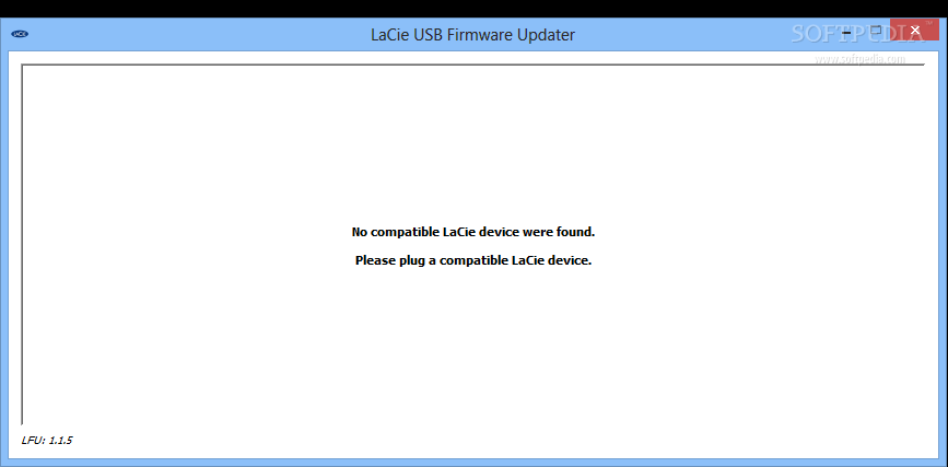 LaCie USB Firmware Updater