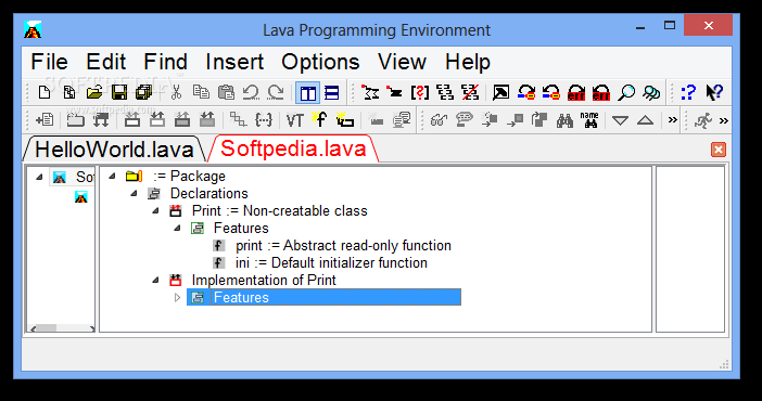 Lava Programming Environment