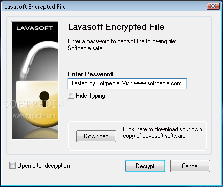 Lavasoft Encryption Reader