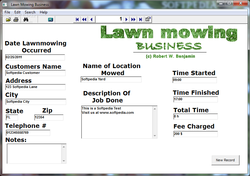Lawn Mowing Business