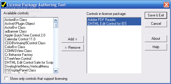 License Package Authoring Tool