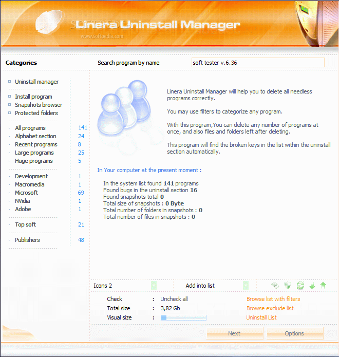 Linera Uninstall Manager Pro