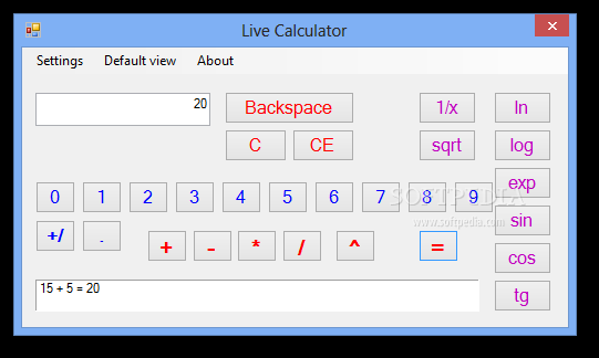 Live Calculator