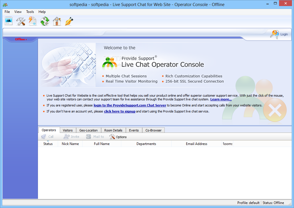 ProvideSupport: Live Chat for Web Site