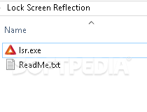 Lock Screen Reflection