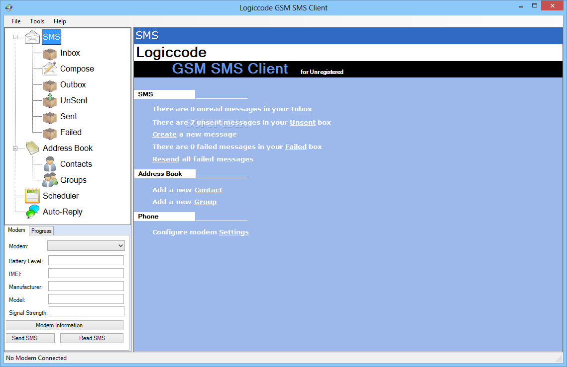 Logiccode GSM SMS Client