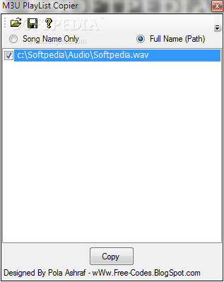 M3U PlayList Copier
