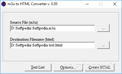 M3U To HTML Converter