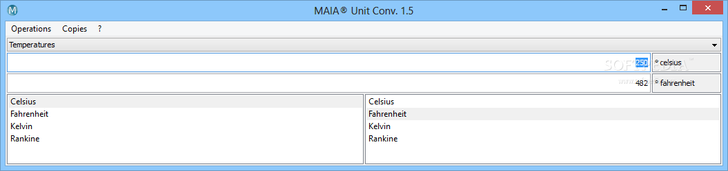 MAIA Unit Conv
