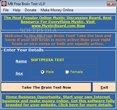 MB Free Brain Test