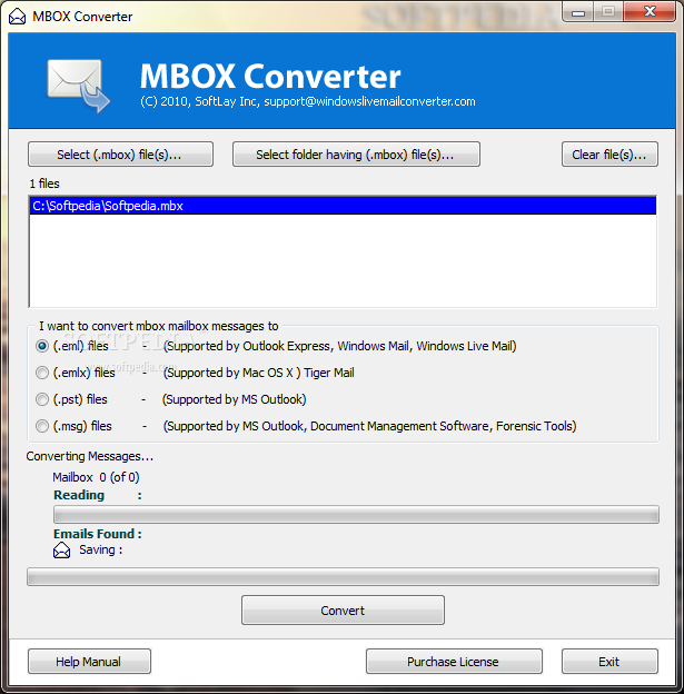 MBOX to EML Converter