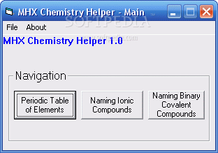MHX Chemistry Helper