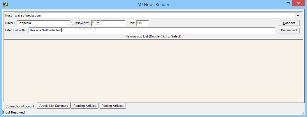 MJ News Reader