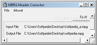 MPEG Header Corrector