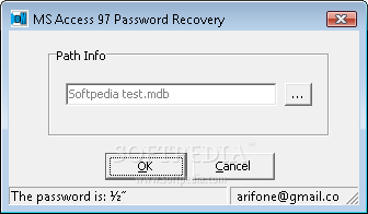 MS Access 97 Password Recovery