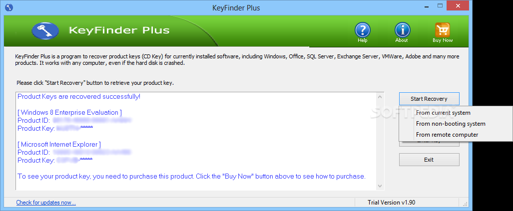 Top 49 System Apps Like KeyFinder Plus (formerly MS Product Key Recovery) - Best Alternatives