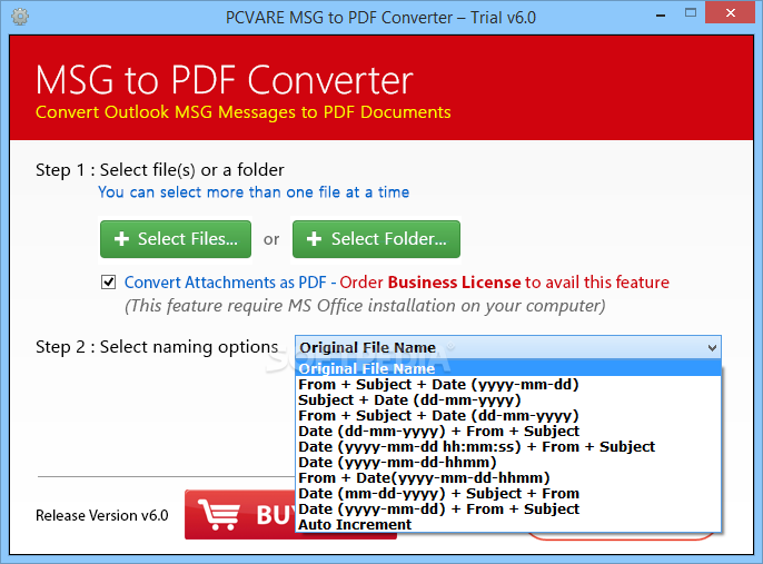 MSG to PDF Converter