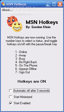 MSN Hotkeys
