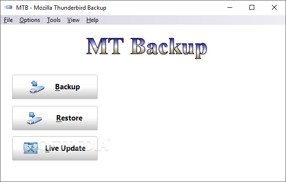 MTB - Mozilla Thunderbird Backup
