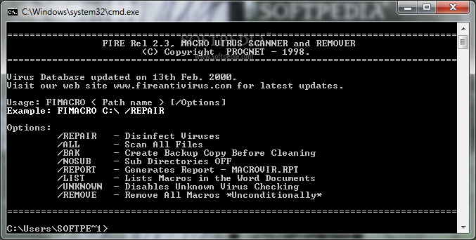 Macro Virus Scanner and Remover