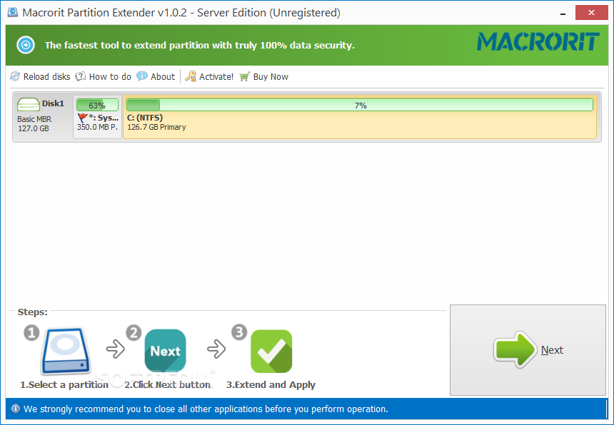Macrorit Partition Extender Server Edition